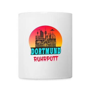 Dortmund Ruhrpott Skyline - Tasse - Weiß - Vorne