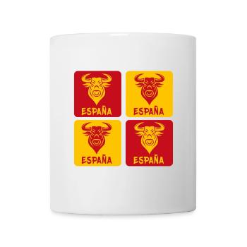 Espagne Taureau National Couleurs Design - Mug blanc - blanc - Devant