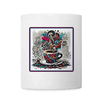 Espresso Graffiti - Tasse - Weiß - Vorne