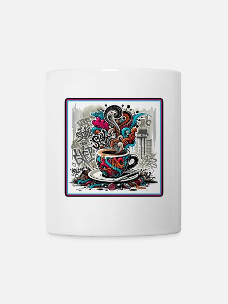 Espresso Graffiti - Mug blanc - blanc