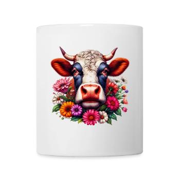 Vache - Mug blanc - blanc - Devant