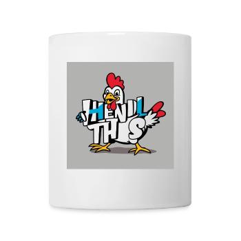 Funny chicken "Hendl this" - Mug - white - Front