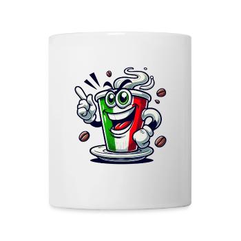 Espresso Italiano / Café Design - Mug blanc - blanc - Devant
