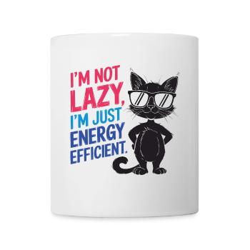 I'm Not Lazy, I'm Just Energy Efficient - Mug - white - Front