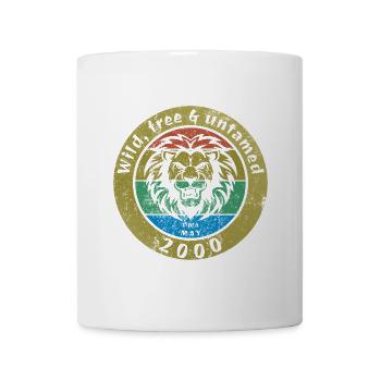 Sauvage, libre et indompté depuis 05/2000 - Mug blanc - blanc - Devant