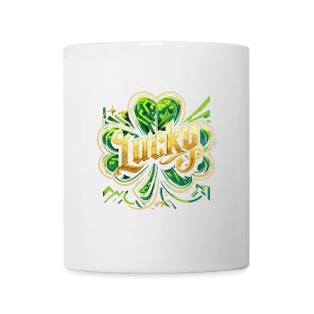 Trèfle de la Saint-Patrick Happy Gift - Mug blanc - blanc - Devant