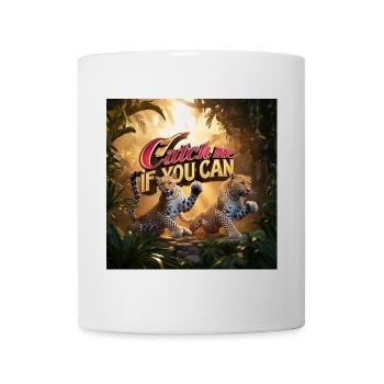 Catch me if you can Leoparden - Mug - white - Front