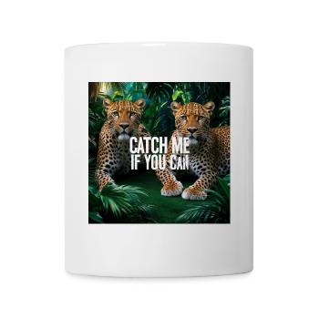 Leopard Spots: Catch Me If You Can - Mug - white - Front
