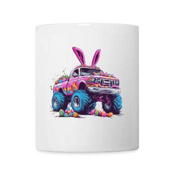 Monster Truck Easter Bunny Easter Monster Truck - Mug - white - Front