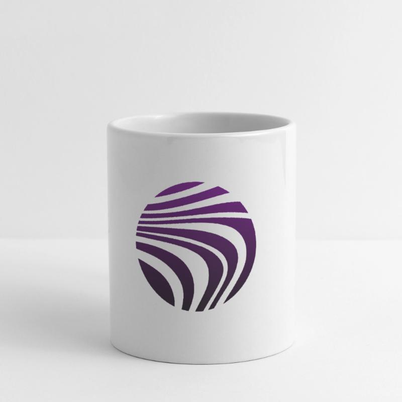 Psychedelic Pattern Violet Gradient Mug