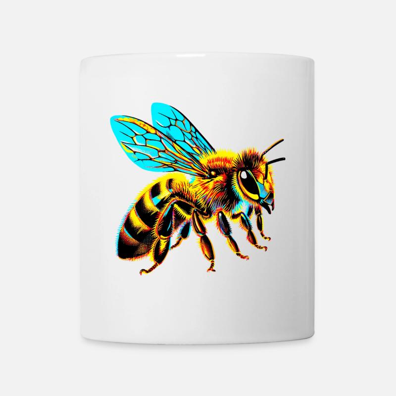 Biene - Tasse - Weiß