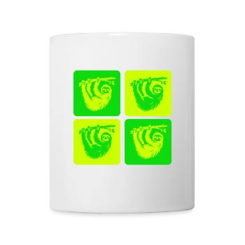 Entspanntes Faultier – Nimm’s locker - Tasse - Weiß - Vorne