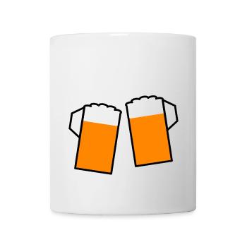 Biergläser Prost Bierglas - Tasse - Weiß - Vorne