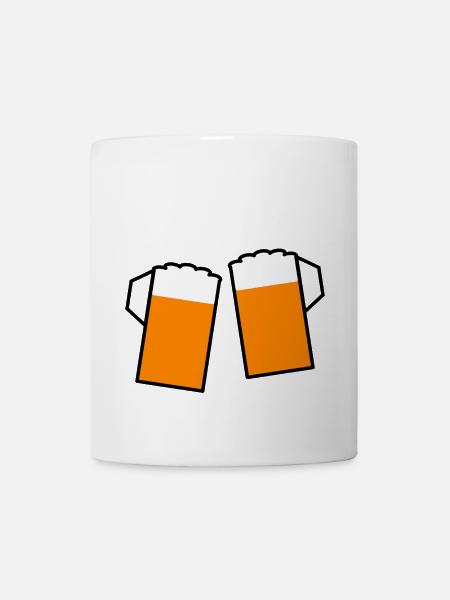 Biergläser Prost Bierglas - Tasse - Weiß