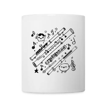 Flute Comic - Mug - white - Front