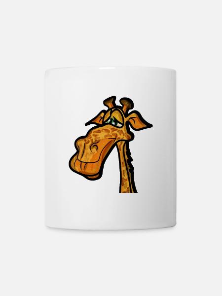 Giraffe Tierkostüme Fleckenmuster - Tasse - Weiß