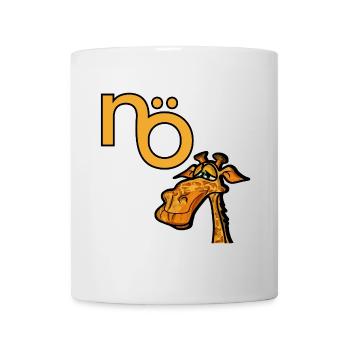 ABSAGE NEIN NÖ GIRAFFE - Tasse - Weiß - Vorne