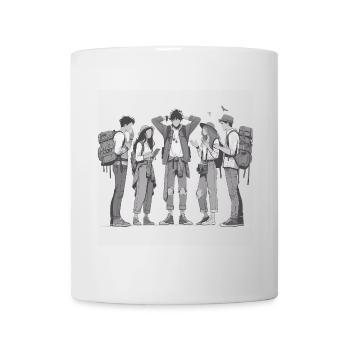 Young adventurers in an urban environment - Mug - white - Front