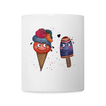 Icecream Summer Love Illustration - Mug - white - Front