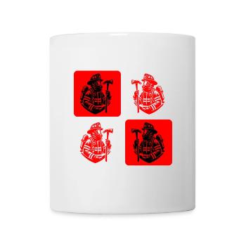 Fire brigade – courage in action - Mug - white - Front
