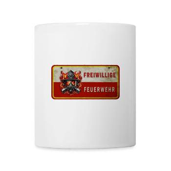 Freiwillige Feuerwehr – Helden im Einsatz - Tasse - Weiß - Vorne