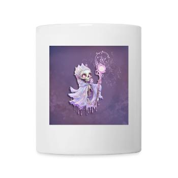 Mélodies magiques du mignon squelette. - Mug blanc - blanc - Devant