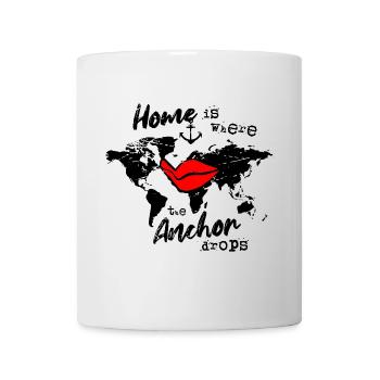 Home is where the Anchor drops - Tasse - Weiß - Vorne