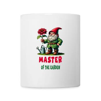 Meister des Gartens / Gartenzwerk - Tasse - Weiß - Vorne