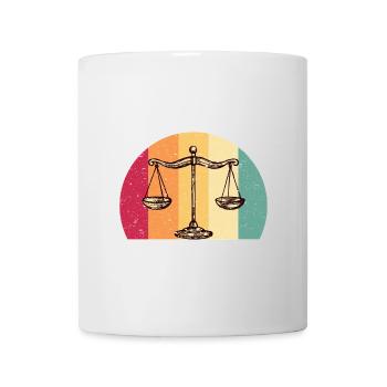 Avocat Avocat Jura Balance de Justice Vintage - Mug blanc - blanc - Devant