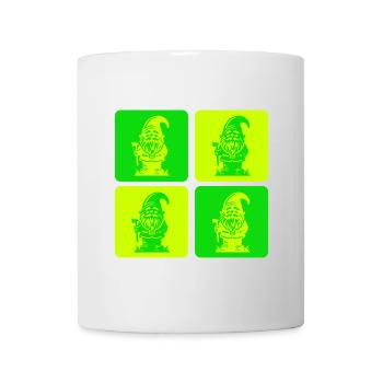 Nains de jardin avec hache – Mystiques et puissants - Mug blanc - blanc - Devant