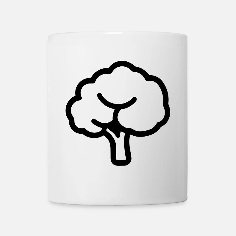 brocoli - Mug blanc - blanc