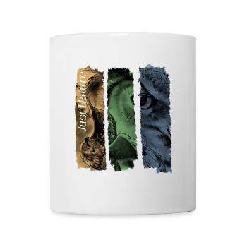 Trio d’animaux des fragments de la nature - Mug blanc - blanc - Devant