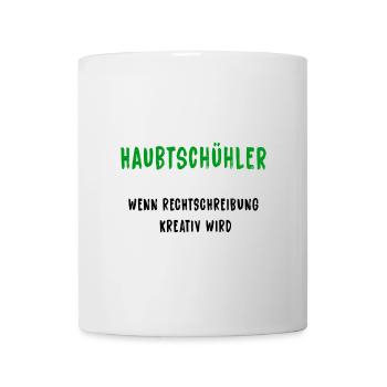 Haubtschühler – Creative Spelling - Mug - white - Front