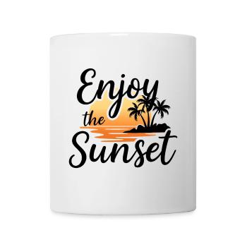Enjoy the Sunset Sunset Summer Vibes - Mug - white - Front