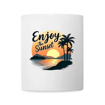 Enjoy the Sunset Sunset Summer Vibes - Mug - white - Front