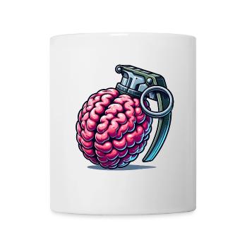 Hirngranate – Explosive Gedanken - Tasse - Weiß - Vorne