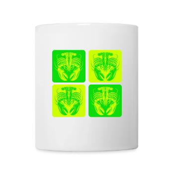 Le homard, symbole de la mer - Mug blanc - blanc - Devant