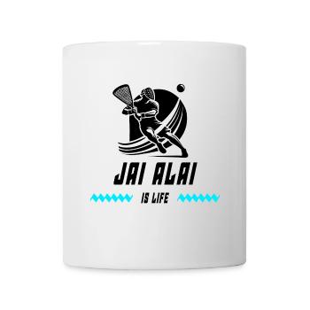 Jai Alai est vivant - Mug blanc - blanc - Devant