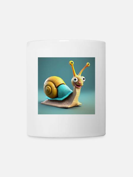 Schnecke, Schnecke, Schnecke - Tasse - Weiß