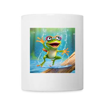 frog, amphibian, tree frog - Mug - white - Front