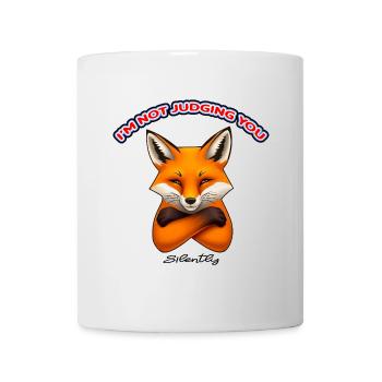 Clever Fox – Vous juger en silence - Mug blanc - blanc - Devant