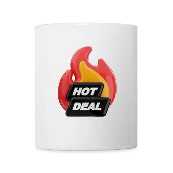 Hot Deal 3D Flame Statement Design Icon - Mug - white - Front