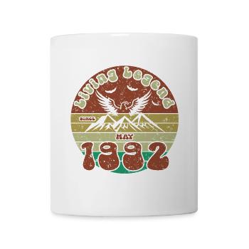 33. Geburtstag Living Legend since VIN 05/1992 - Tasse - Weiß - Vorne