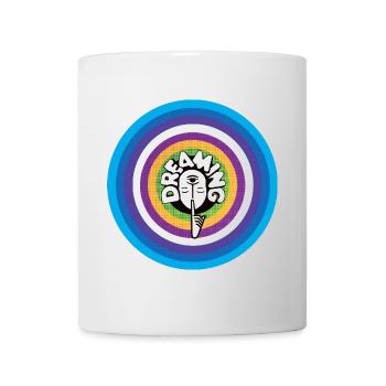 dreaming dreamer rings colorful retro sleepwalking - Mug - white - Front