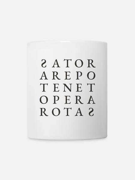 SATOR AREPO TENET OPERA ROTAS - Mug blanc - blanc