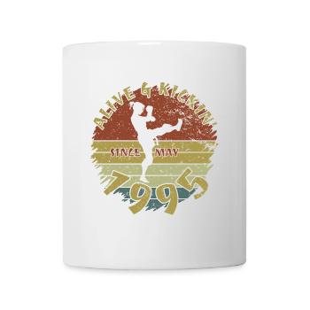 30. Geburtstag Alive and kickin since 05/1995 - Mug - white - Front