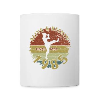 40. Geburtstag Vivant depuis 05/1985 - Mug blanc - blanc - Devant