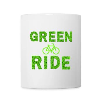 GREEN RIDE - Mug - white - Front