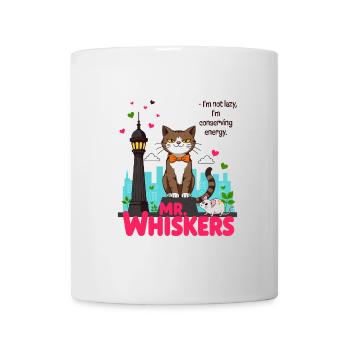 Mr Whiskers - Mug blanc - blanc - Devant