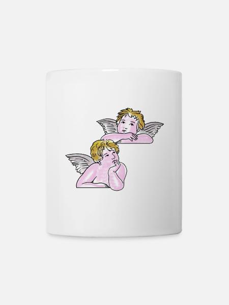 Putten-Strichzeichnungen - Tasse - Weiß